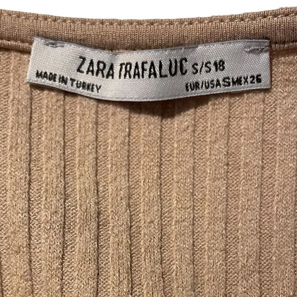 RIBBED crop tie front top 🌻 - Picture 4 of 5